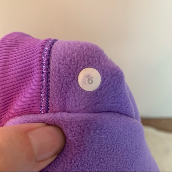 Lululemon Fleece Pullover Hoodie Purple 6 - Picture 4 of 9
